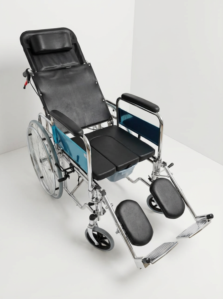 Multipurpose Commode Bed Chair