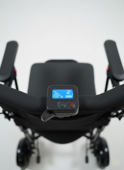 Aluminum Electric Wheelchair with Lithium Battery ( Back Controller)