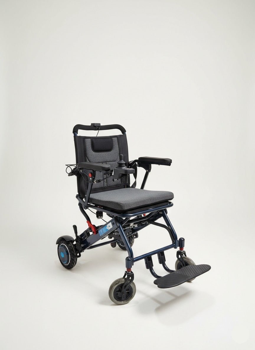 Aluminum Electric Wheelchair with Lithium Battery ( Back Controller)