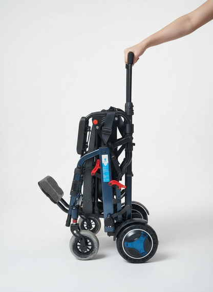 Aluminum Electric Wheelchair with Lithium Battery ( Back Controller)