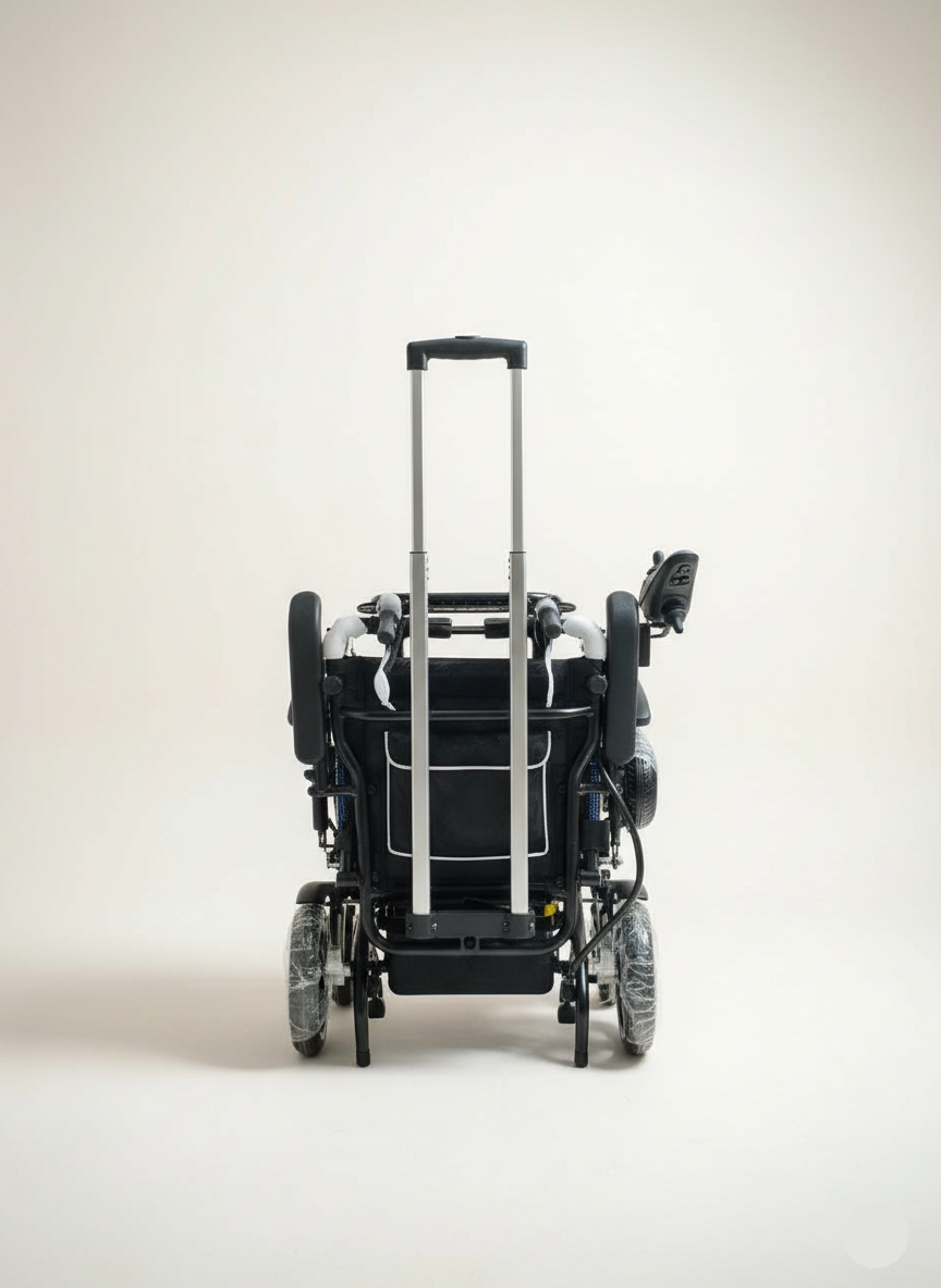 Aluminum Electric Wheelchair with Integrated Front Lights