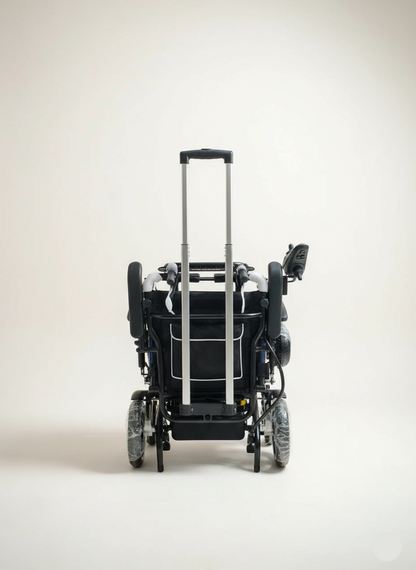 Aluminum Electric Wheelchair with Integrated Front Lights