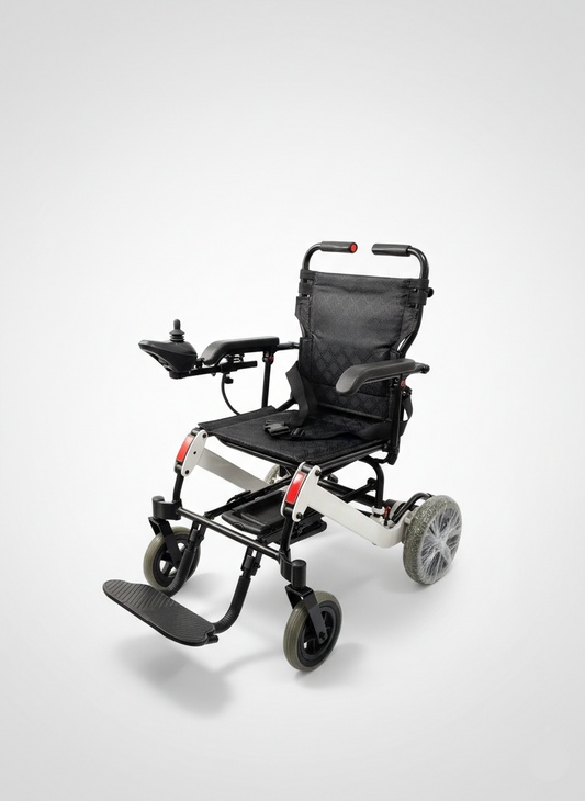 Aluminum Electric Wheelchair with Integrated Front Lights