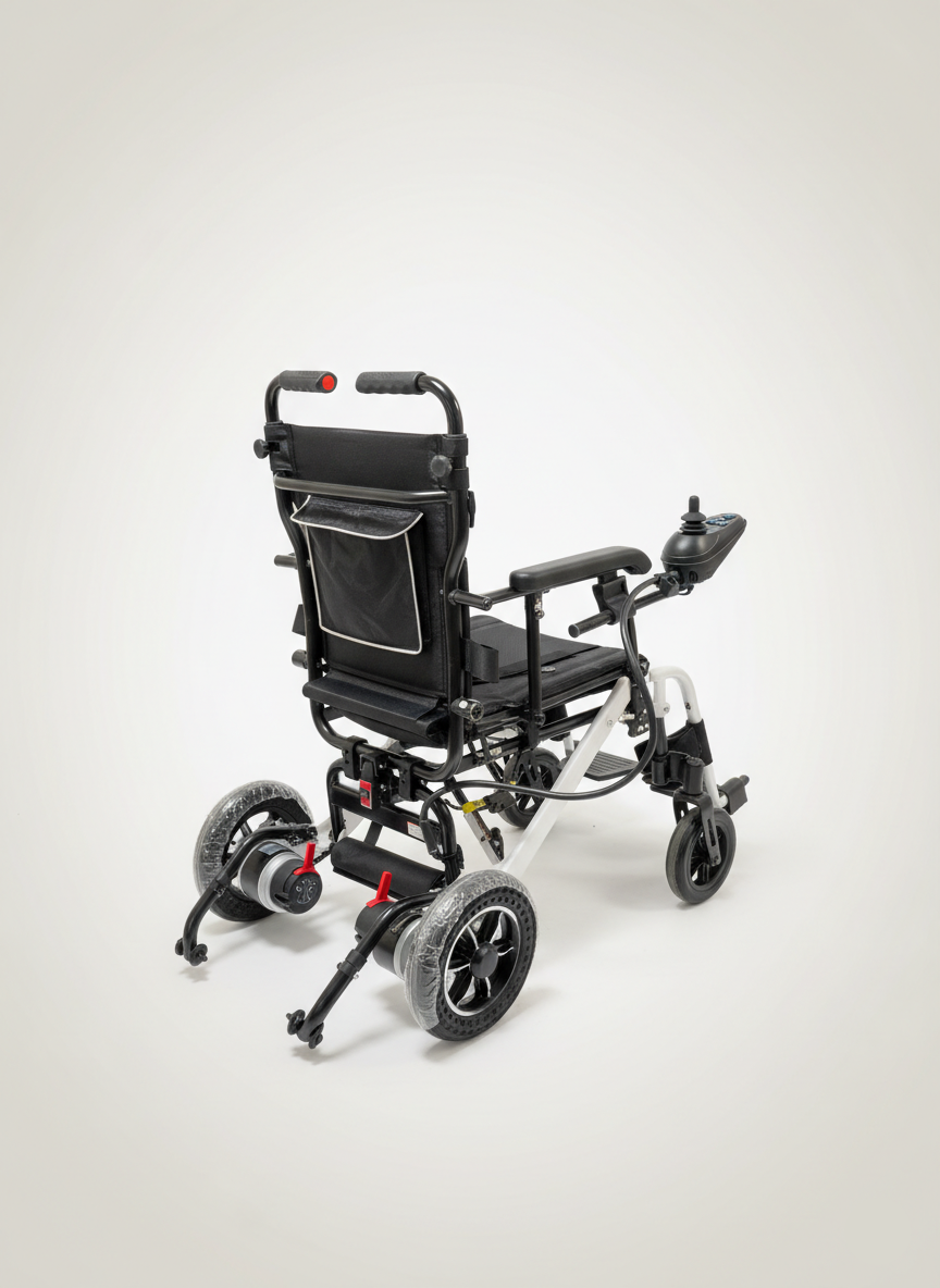 Aluminum Electric Wheelchair with Integrated Front Lights