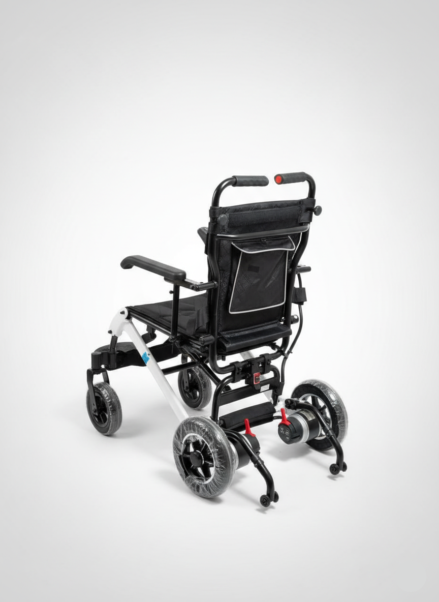 Aluminum Electric Wheelchair with Integrated Front Lights