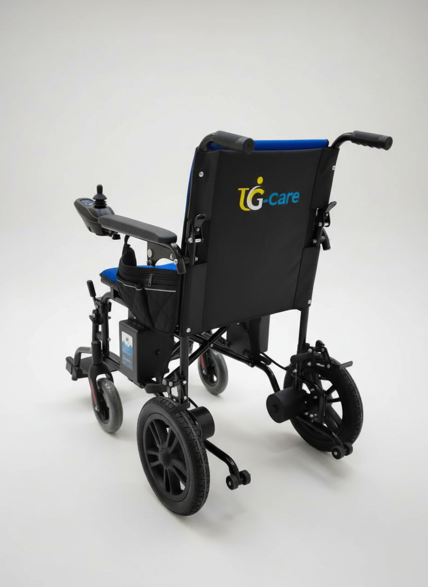 Electric Wheelchair with Side-Mounted Batteries "UGCare"