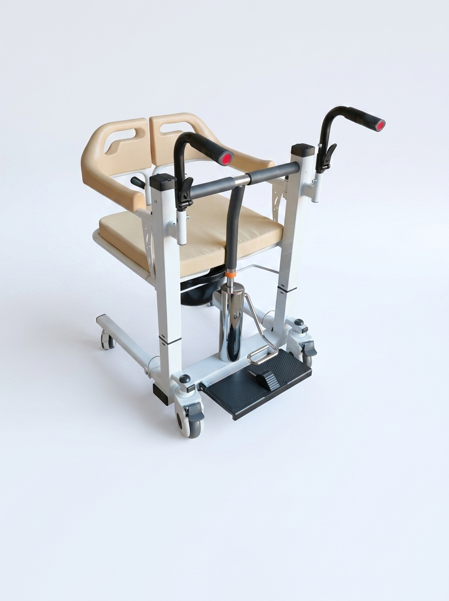 Medical lift chair on a white background