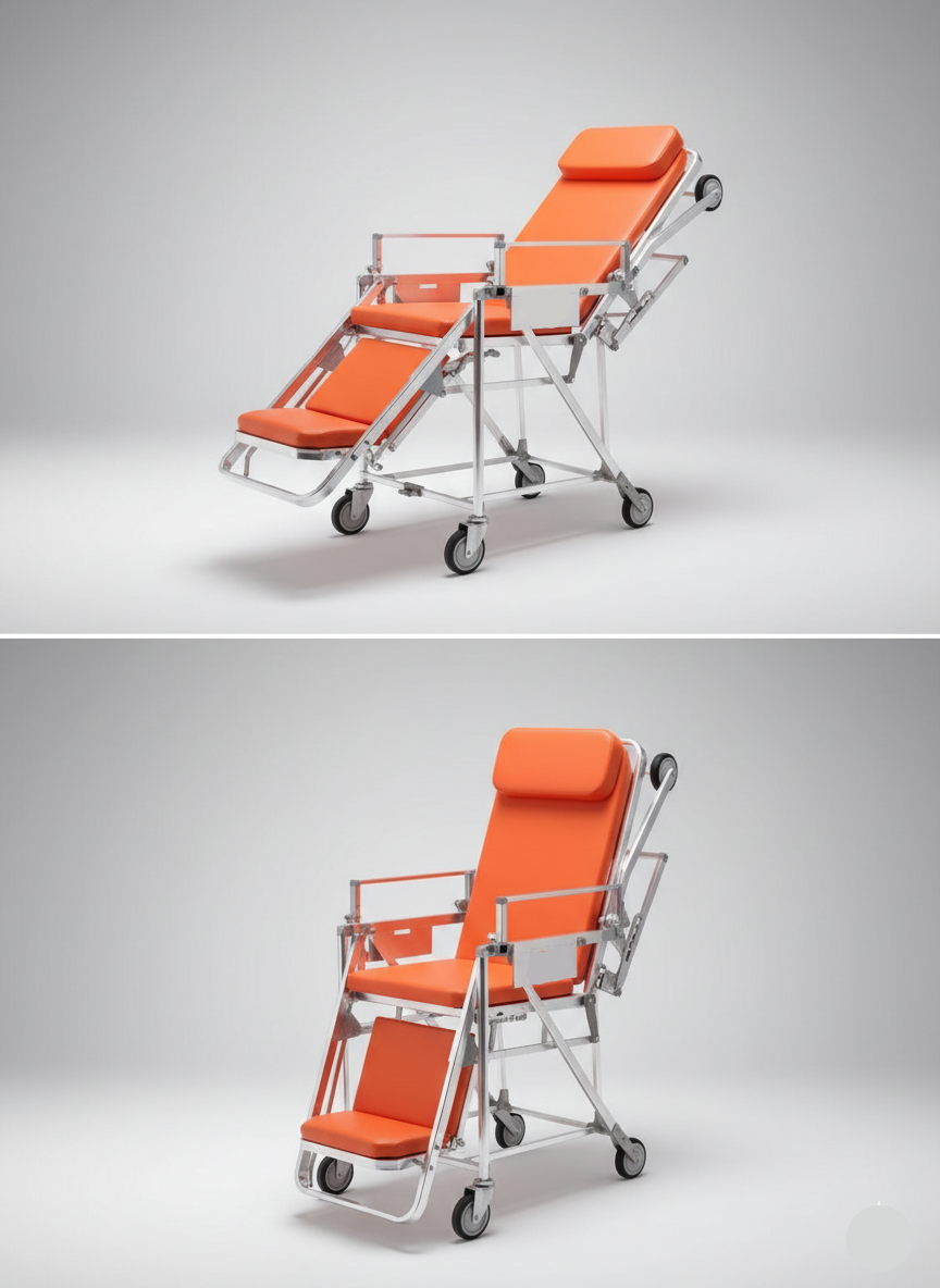 Two-Function Ambulance Stretcher