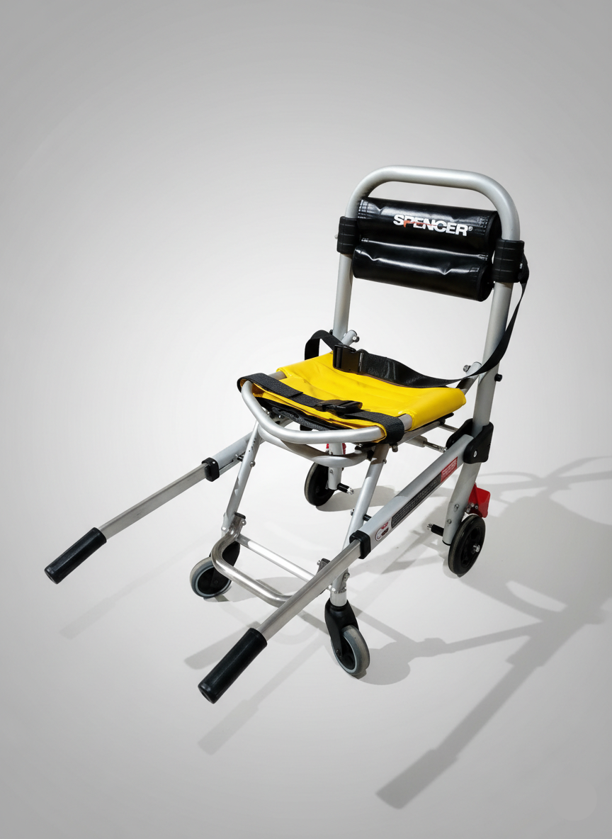 Transport chair 4 Bell Silver+ "Spencer"